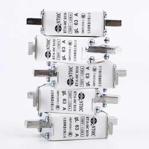 Zakázkový velkoobchod Nízkonapěťový NT00C AC pojistkový nůž Nůž s malou čepelí s vysokou vypínací kapacitou měď 100A CE