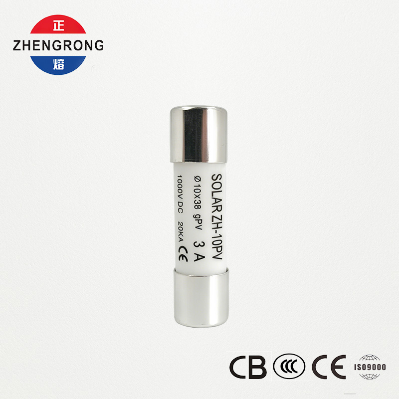 Přizpůsobené 10*38 3A resetovací pojistky solárního panelu pro fotovoltaiku