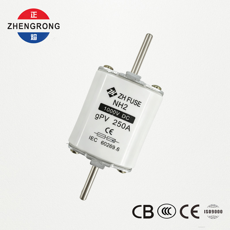 NH2 250A 1000V DC gPV fotovoltaický pojistkový článek – certifikace IEC 60269.6