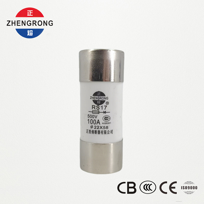 RS17 100A 500V Válcová rychločinná pojistka | 22*58mm | Certifikováno CCC