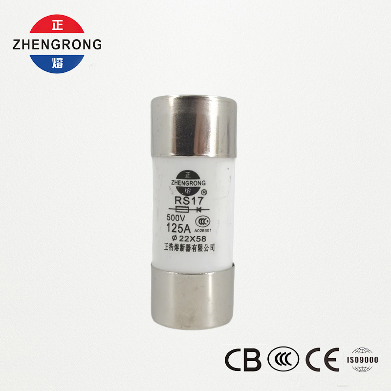 RS17 125A 500V válcová rychločinná pojistka | 22*58mm | Certifikováno CCC