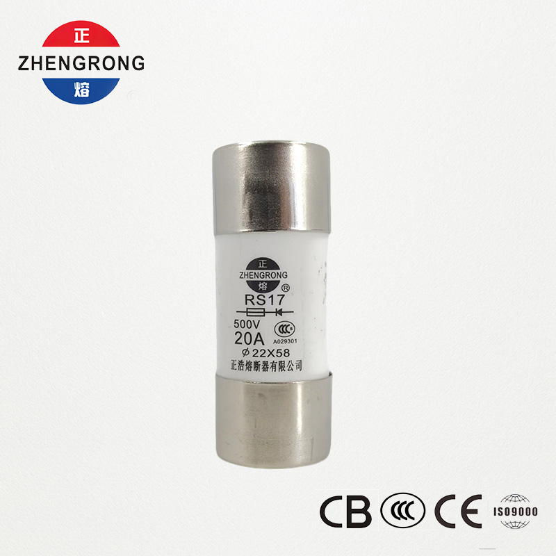 RS17 20A 500V Válcová rychločinná pojistka | 22*58mm | Certifikováno CCC