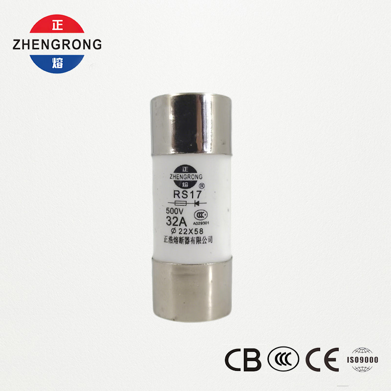 RS17 32A 500V válcová rychločinná pojistka | 22*58mm | Certifikováno CCC