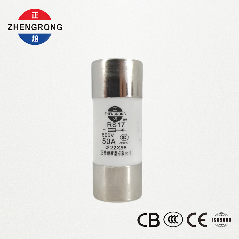 RS17 50A 500V Válcová rychločinná pojistka | 22*58mm | Certifikováno CCC