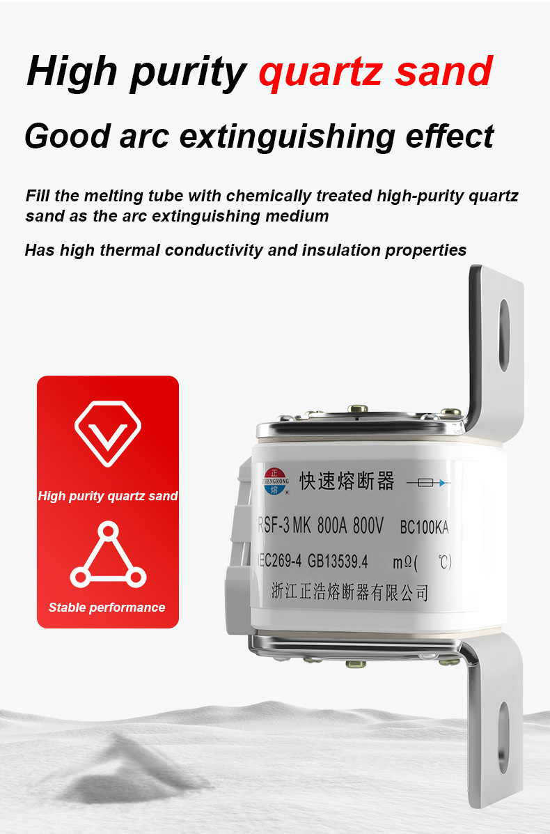 RSF-3MK 800V-800A BC100KA pojistkové vložky